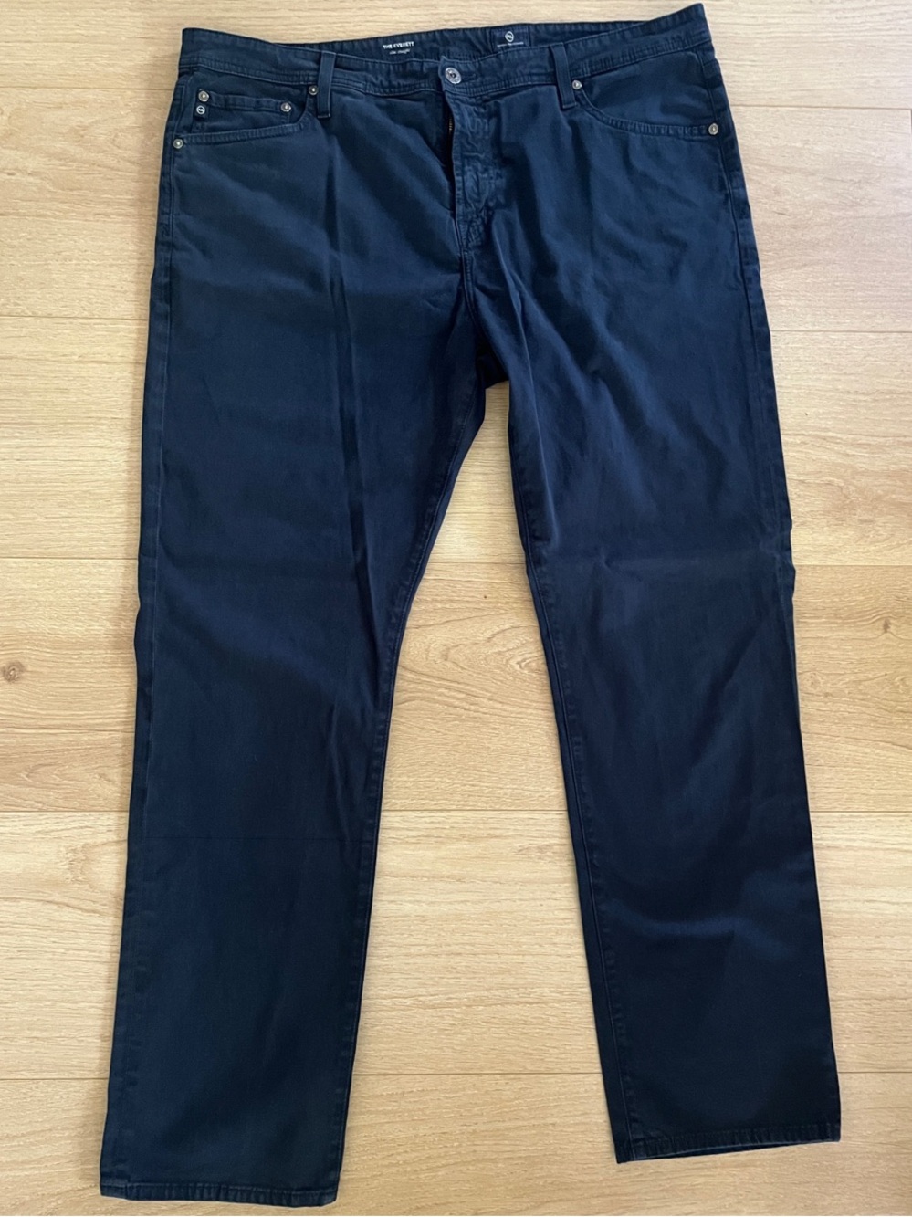 Ag Adriano Goldschmied The Everett Straight Pants in navy